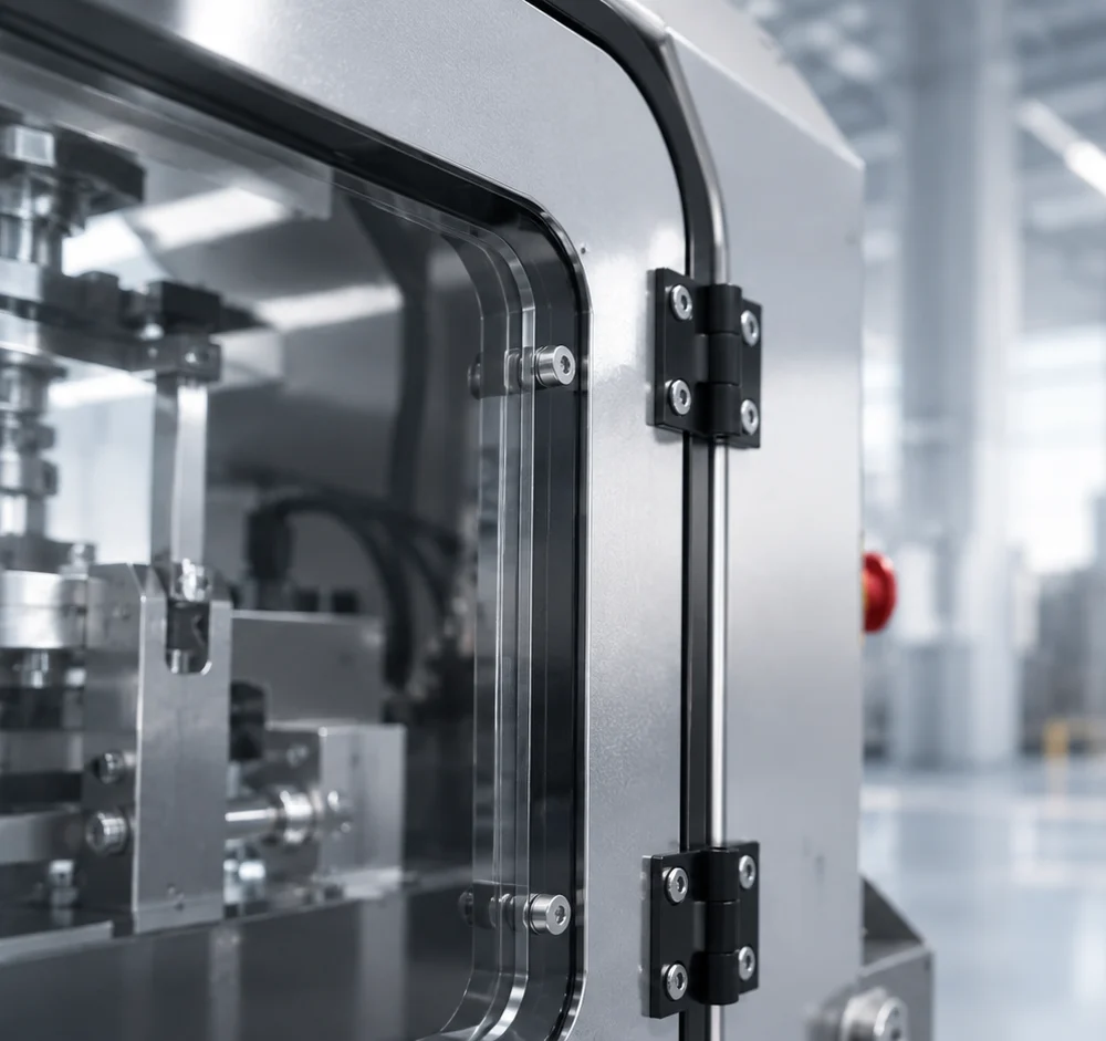 AI-generated illustrative image of an industrial machine detail
